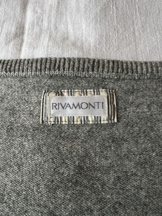 Sweterek Rivamonti włoski wełna jedwab alpaka