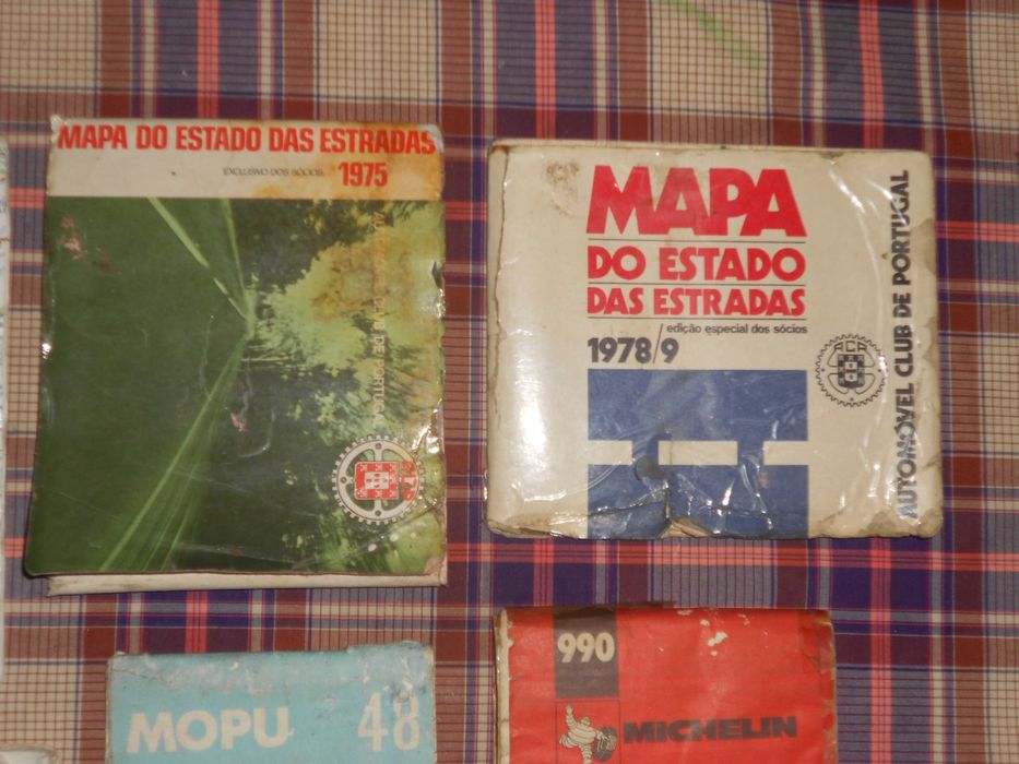 Mapas estradas antigos ACP e outros anos 70 - 80