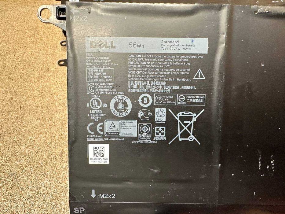Оригінальна Батарея Dell 90V7W JD25G | 56Wh | для XPS 13 9343 / 9350