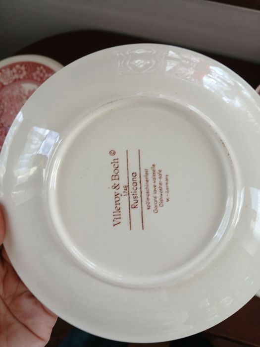 Villeroy Boch rusticana 3 bulionówki ze spodkami