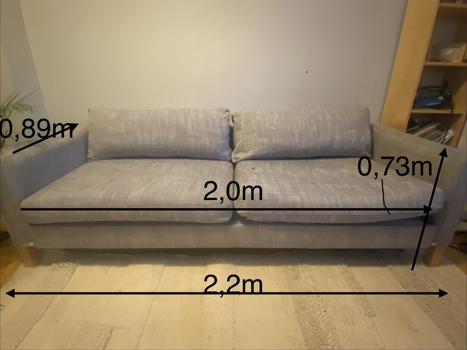 Sofa rozkladana 3 osobowa ikea kansoa