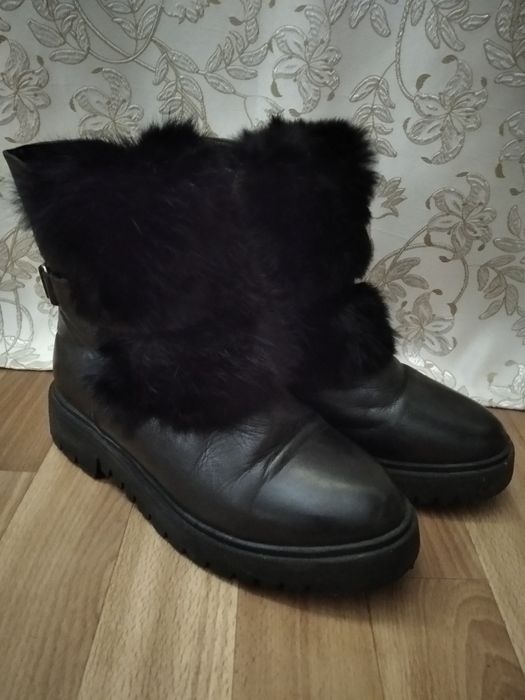 Ботинки шкіряні зимові