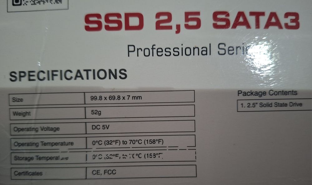 disco interno SSD S3+ Professional Series de 512GB