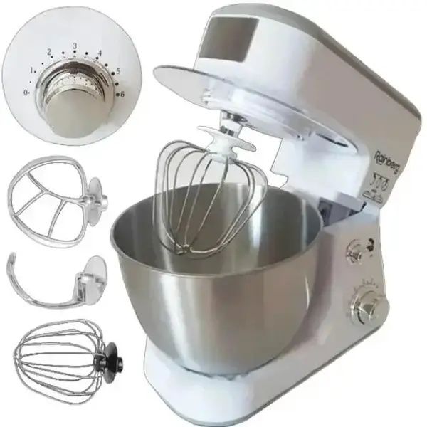 Кухонний міксер комбайн тістоміс планетарний Rainberg RB-8082 3200 Вт