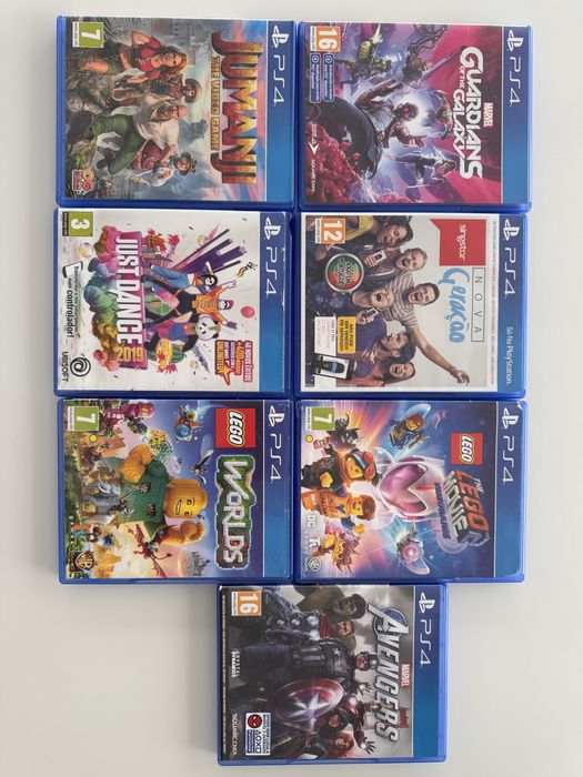 PS4 fat 500gb + comando sem fios + fios+ jogos