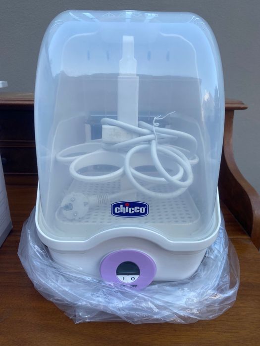 Esterilizador de Biberões Chicco SterilNatural Digit – Como Novo