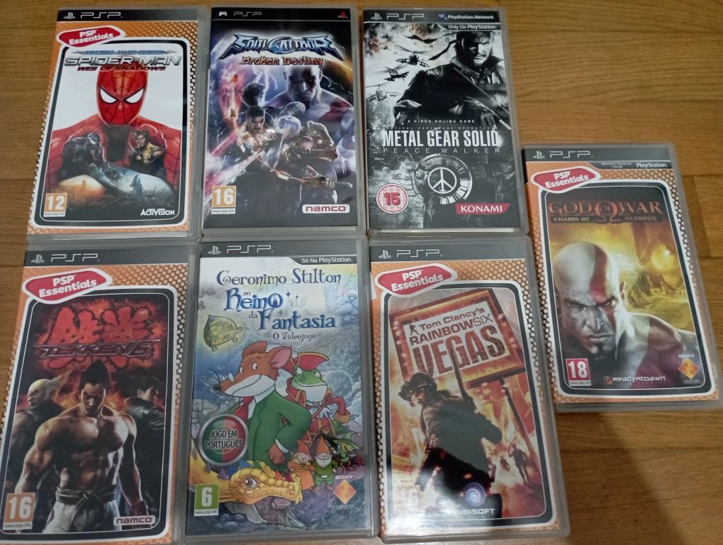 7 Jogos psp com manual instruções Vila Nova de Gaia • OLX Portugal