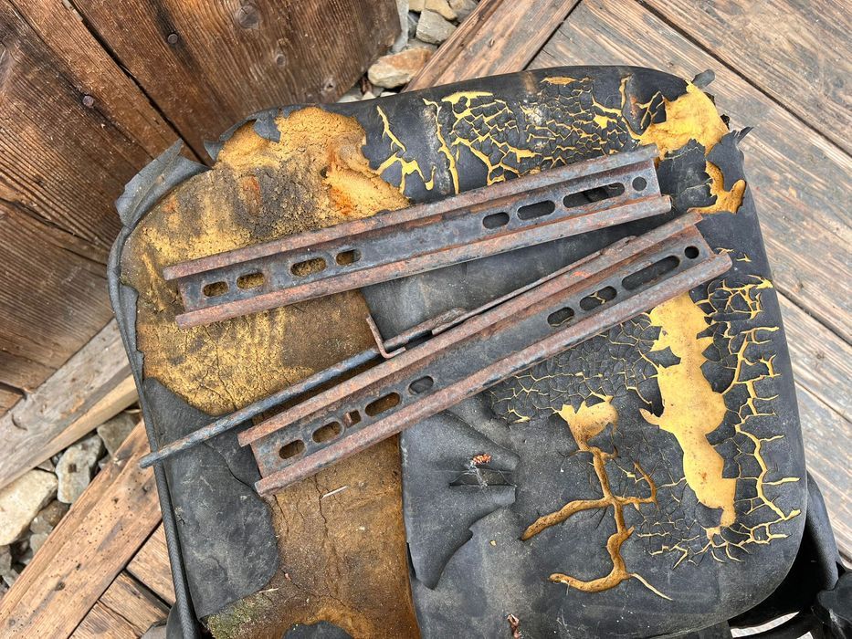 Stare siedzenie siedzisko do ciągnika traktora DIY