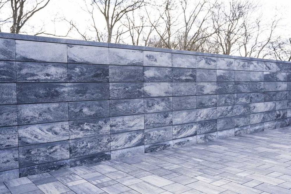 Ogrodzenie modułowe FINI Styrobud 50x20x20 | PROMOCJA | STALOWO-BIAŁY