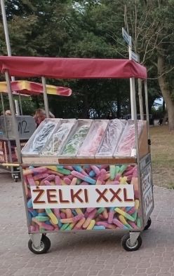 Wózek handlowy sprzedażowy