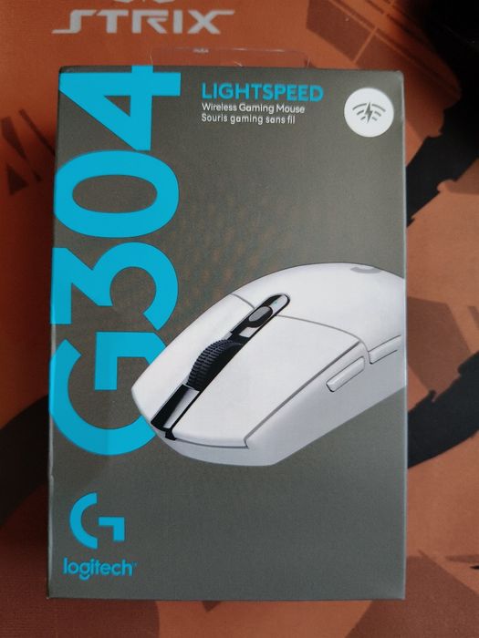 Logitech G304 lightspeed branco rato gaming (ou não)