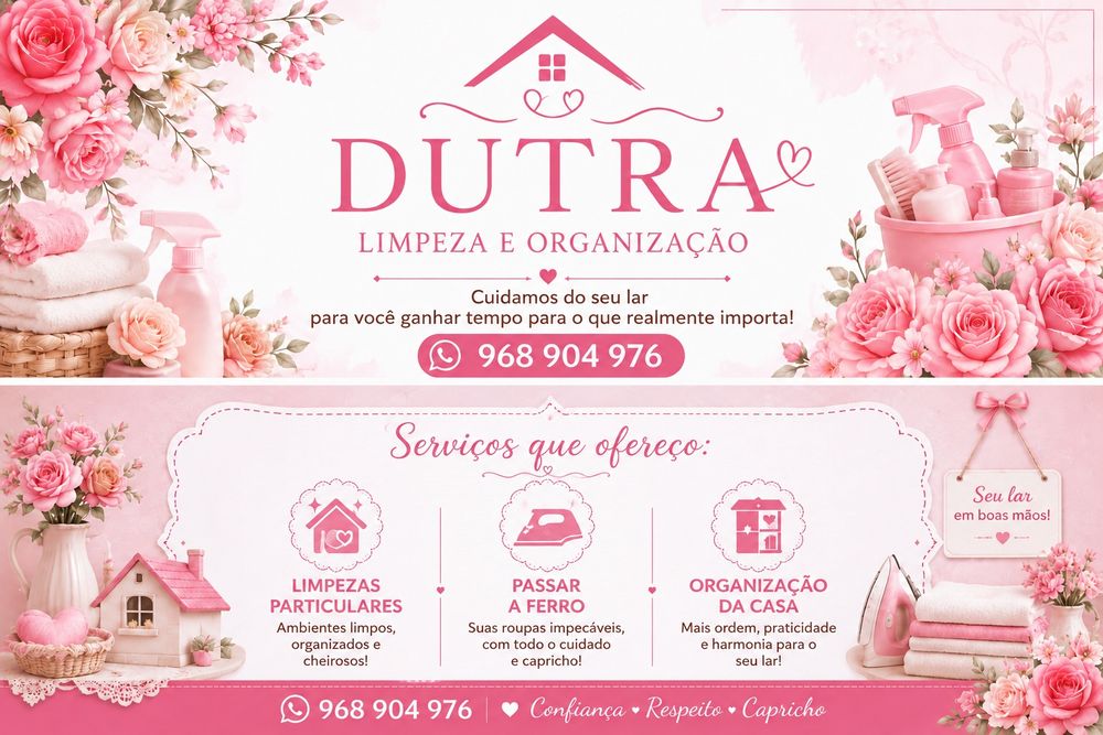 Limpezas a fundo e manutenção organização!!