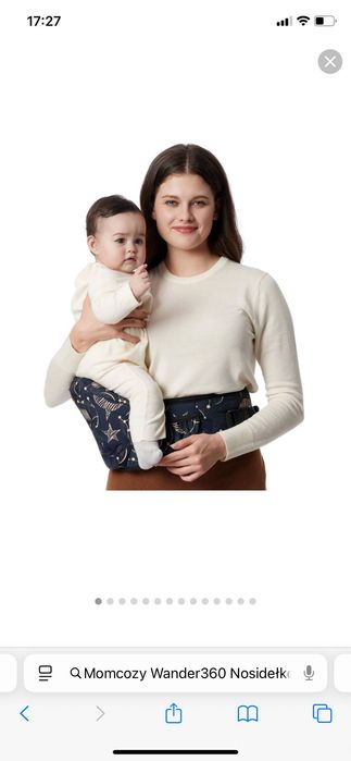 Nosidełko Biodrowe Momcozy Wander360 Gwieździste niebo