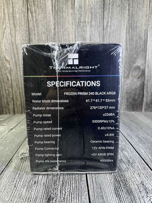 СЖО Thermalright Frozen Prism 240 ARGB Black 1 шт. NEW!
