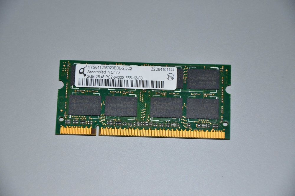 Pamięć Qimonda 2GB DDR2 HYS64T256020EDL-2.5C2, PC2-6400S