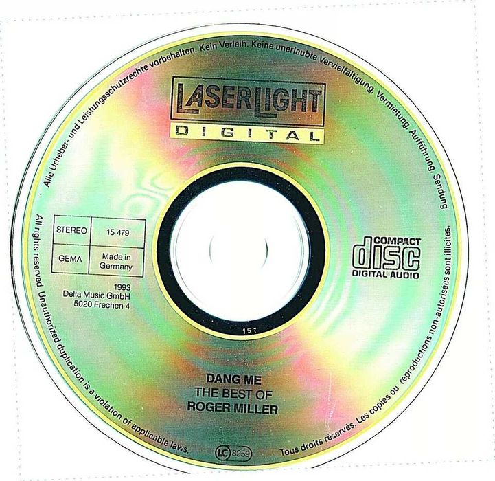 Roger Miller DANG ME - The best of - 1992 CD