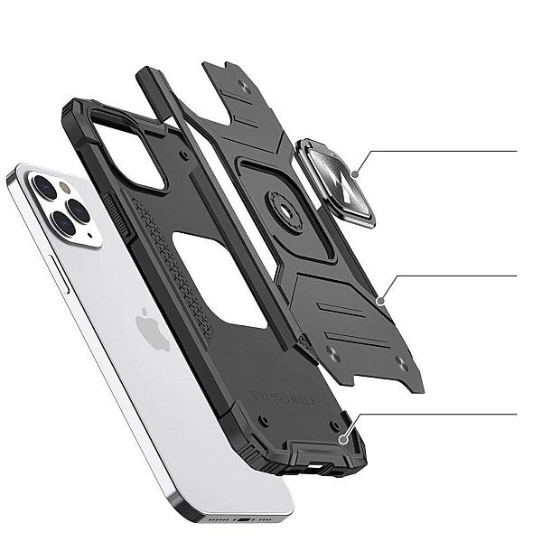 Wozinsky Ring Armor etui iPhone 14 Pro pancerny pokrowiec uchwyt magne