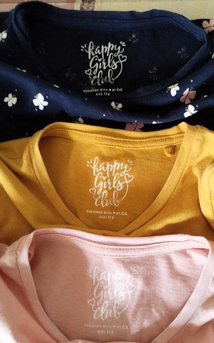 Conjunto 3 Vestidos C&A Menina 116Cm