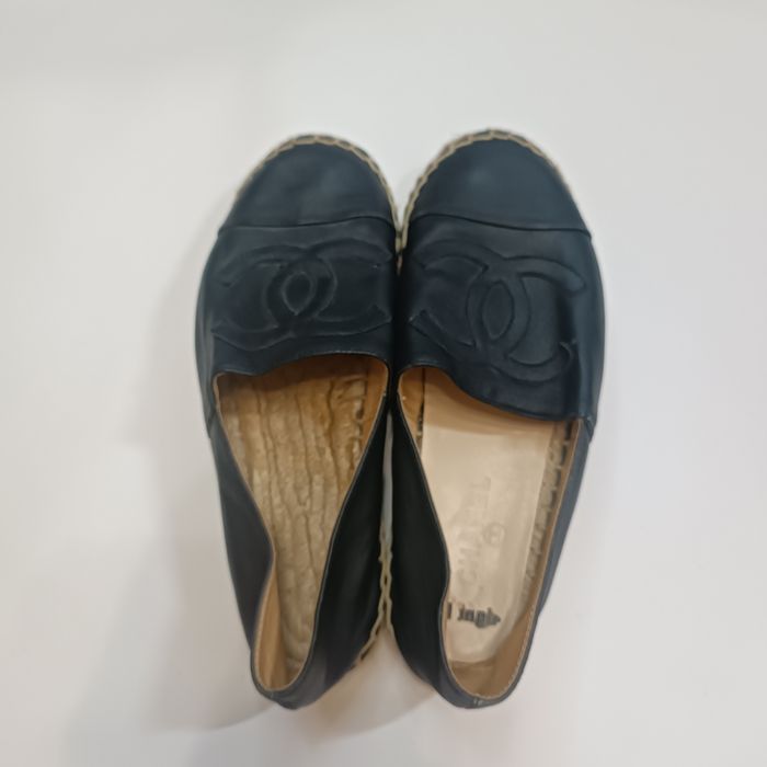 Chanel кожаные эспадрильи