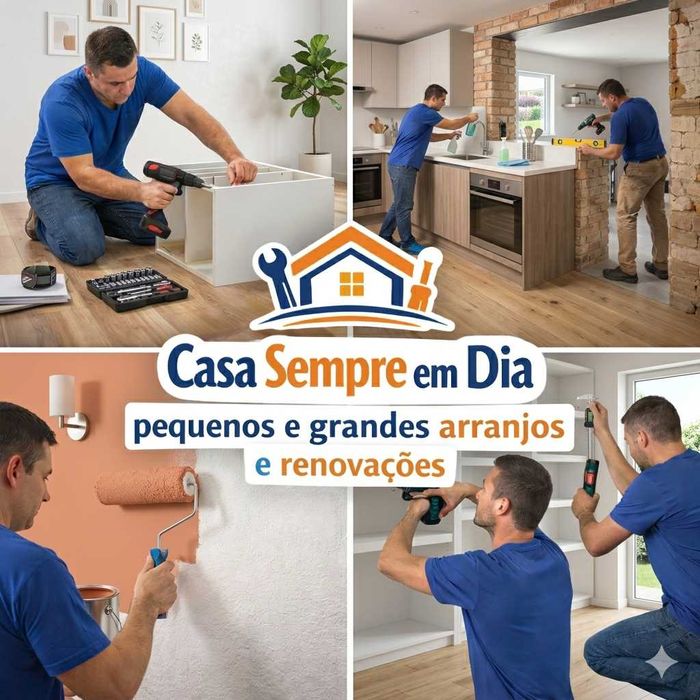 Remodelações / Arranjos em Casa / Pintura de Paredes