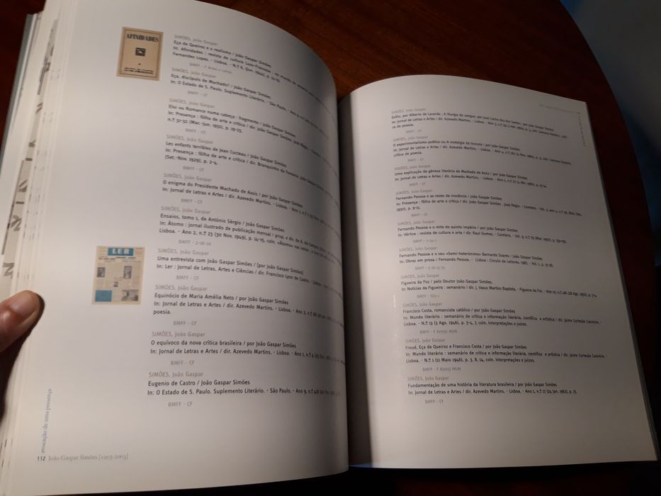 Livro "João Gaspar Simões: Evocação de Uma Presença"