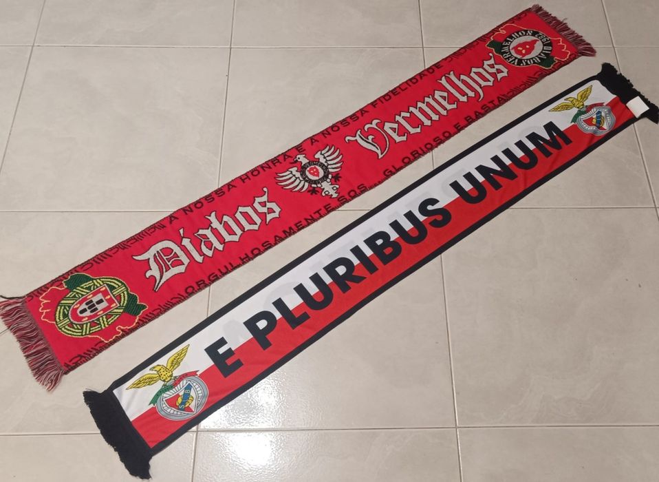 2 echarpes,bufandas do Benfica NN