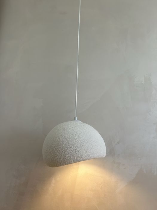 Nowe lampy wiszące 2 szt styl Japandi białe gwint G53