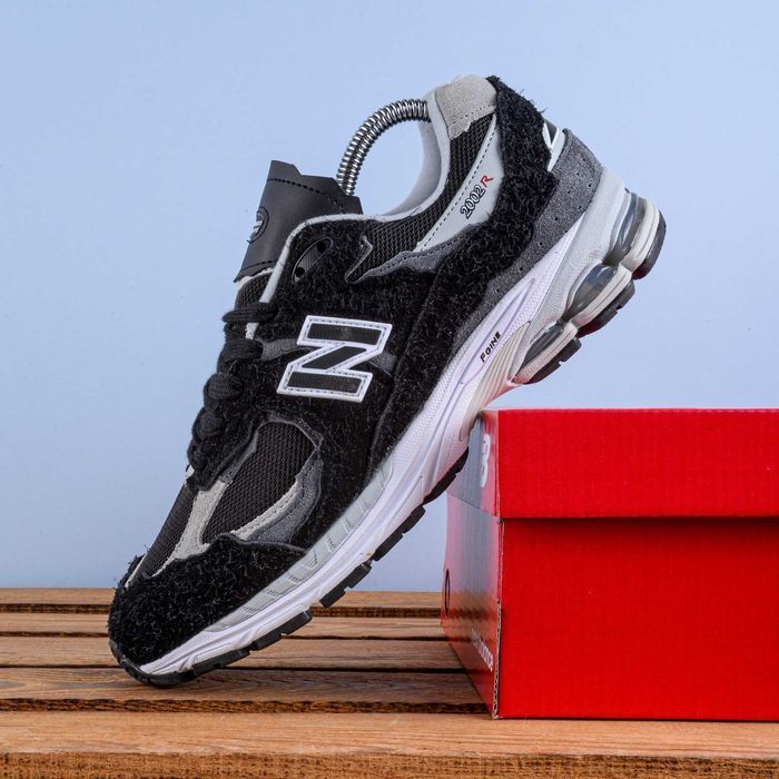 (1912) Чоловічі Кросівки New Balance 2002R чорні (41, 42) нб NB nb