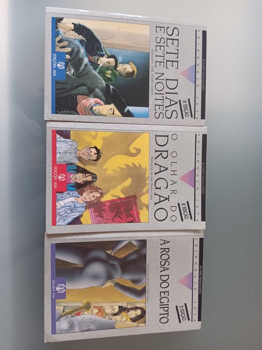 3 livros colecção Triângulo Jota