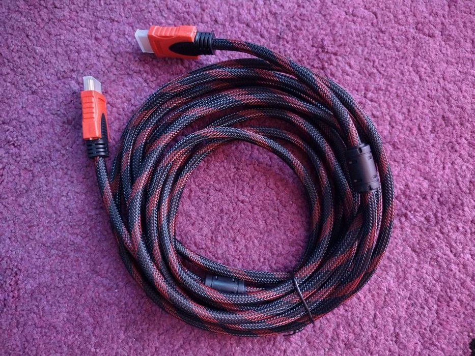 5 metrowy kabel Hdmi w oplocie
