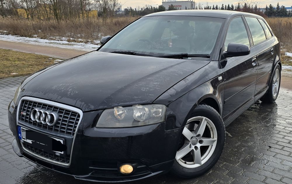 Audi A3 S-Line 2.0 TDI 140km super stan bogata opcja zarejestrowana!!