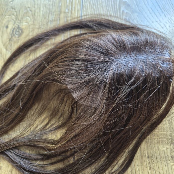 Topper clip-in Włosy naturalne 30cm 20g Czekoladowy Brąz 1.69