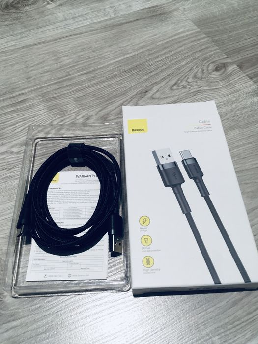 Kabel ładowania baseus usb c 2 metry