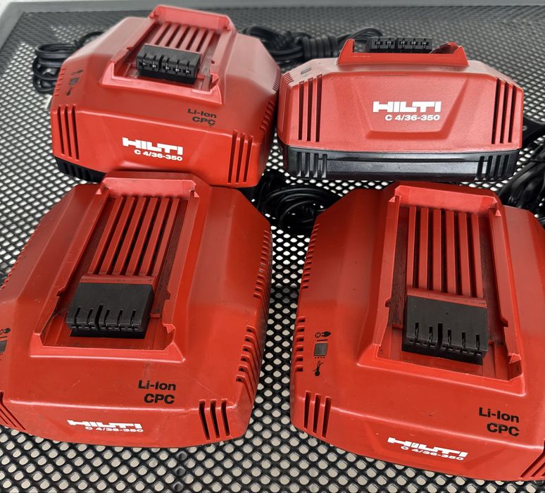 Ładowarka HILTI C4/36-350 - szybki prostownik 22V / 36V - doskonały stan - 100% sprawna