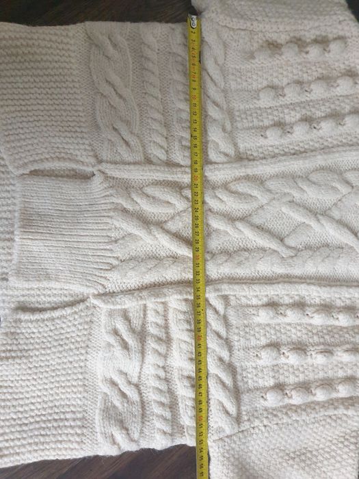 Śliczny sweter oversize 36 ZARA beż