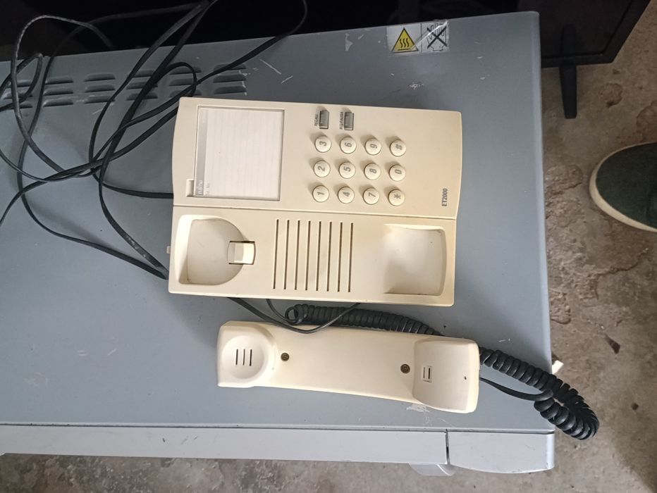 Telefone antigo,trabalha