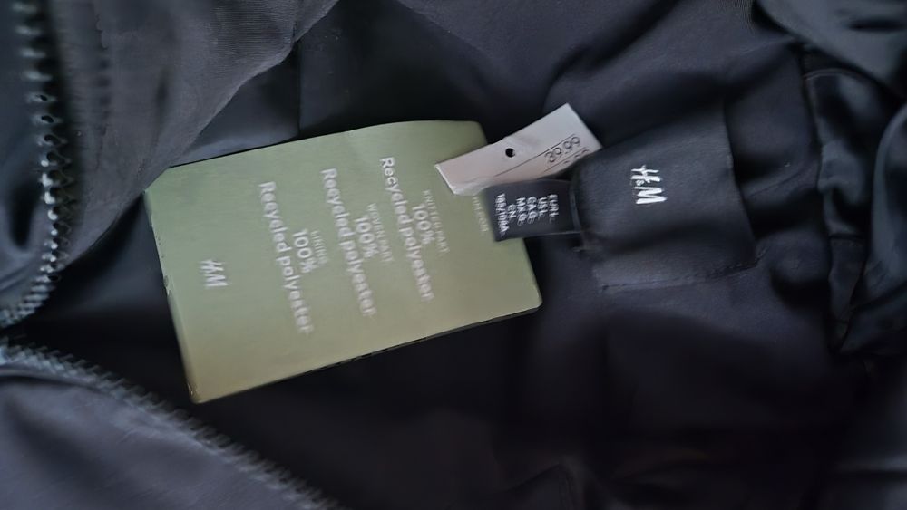Kurtka H&M sherpa miś polar męski rozm. L