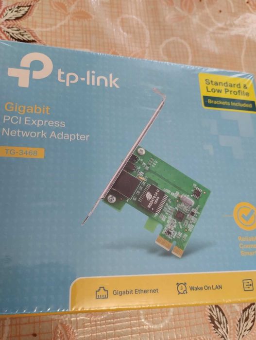 Новый Гигабитный сетевой адаптер Tp-link TG-3468 PCI Express
