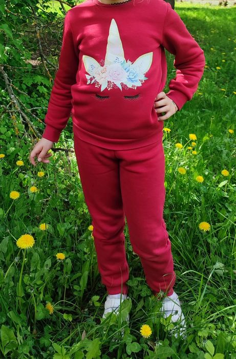 Костюм  червоний для дівчинки