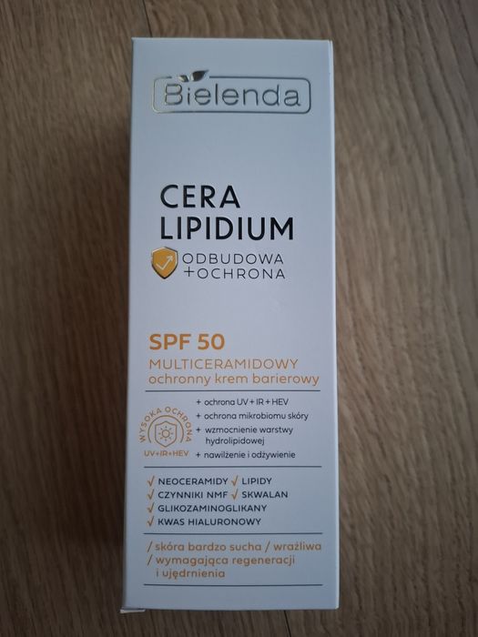 Bielenda Cera Lipidium Multiceramidowy ochronny krem barierowy SPF 50