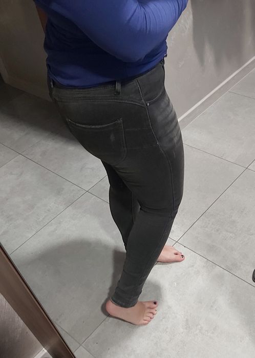 Spodnie damskie jeansowe push up