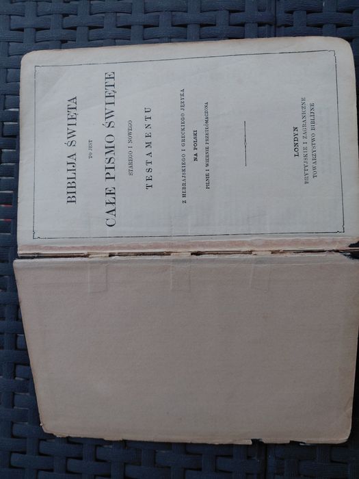 Biblija święta to jest całe Pismo święte