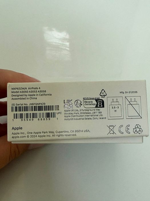 Airpods 4 com caixa como novos
