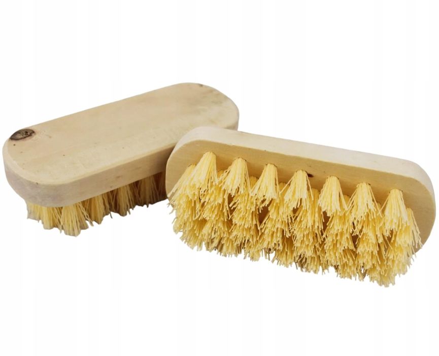 Drewniana Szczotka Gospodarcza Do Szorowania 13Cm Mocne Włosie