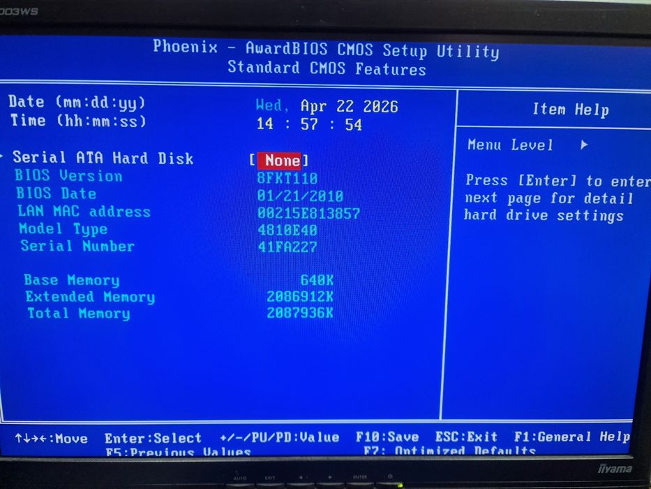 Uzywany Ibm Sure Pos type 4810-E40 - dziala - brak dysku