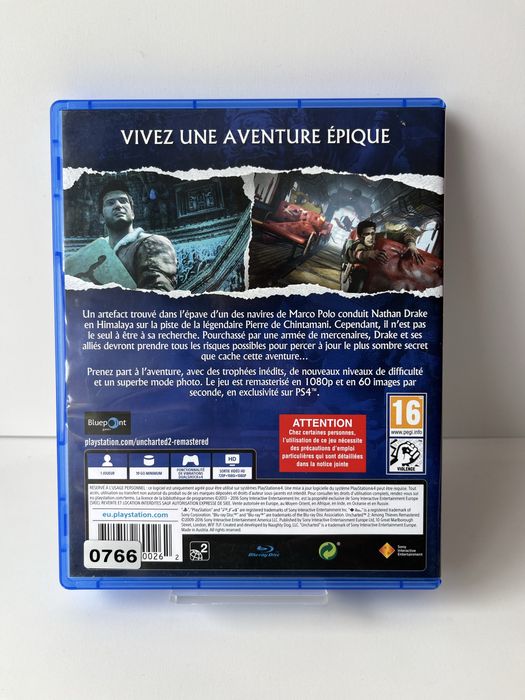 PS4 | Uncharted 2: Among Thieves Remastered