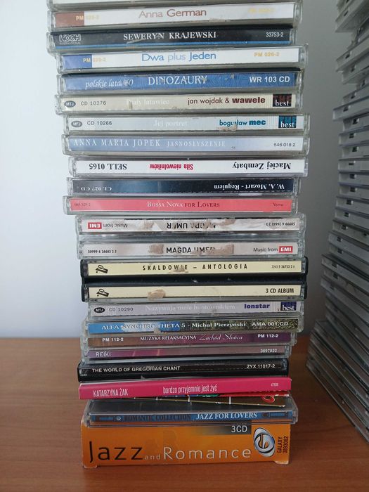 Zestaw płyt CD około 70 sztuk