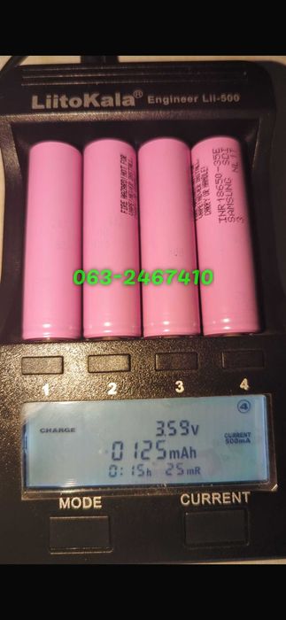 Samsung INR18650-35E 3400mAh 8A — оригінальний акумулятор 18650