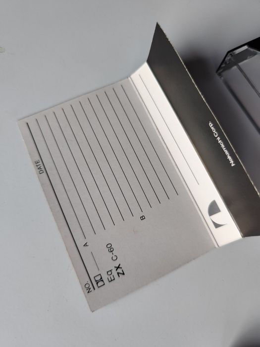 Нова Касета Nakamichi ZX C60 метал 4й тип Японія 
 Nakamichi ZX C60