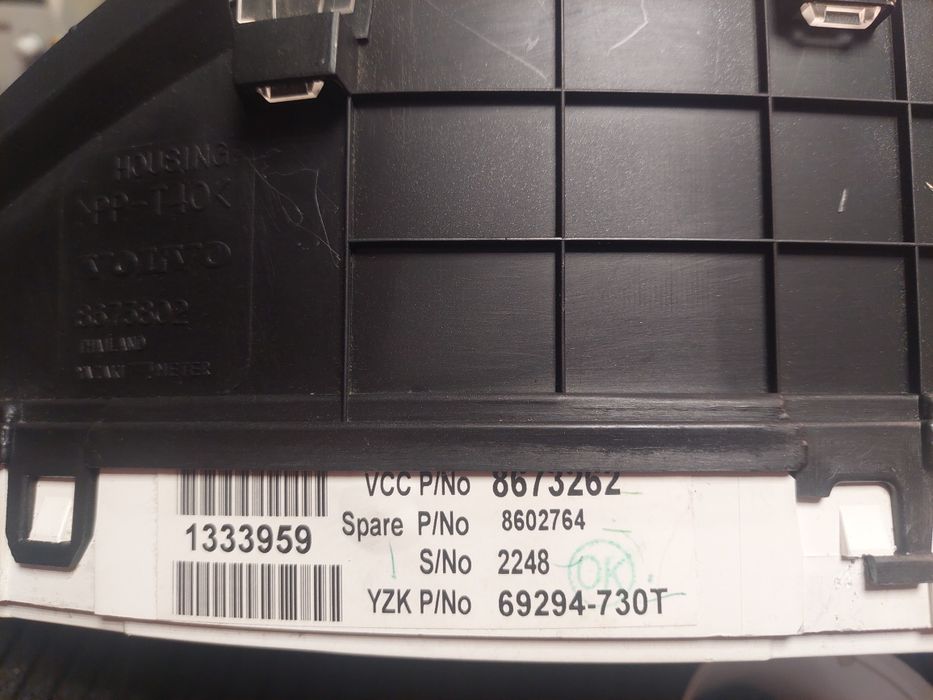 Quadrante volvo d5 2.4d s60 s80 v70 ref . 730T